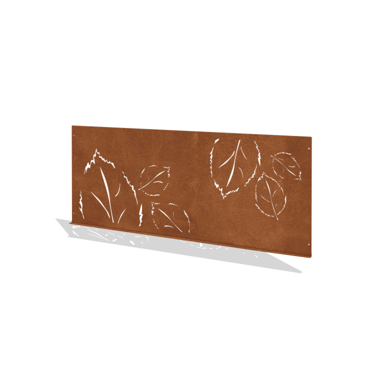 Clôtures ornementales acier corten N 149 x 60 cm