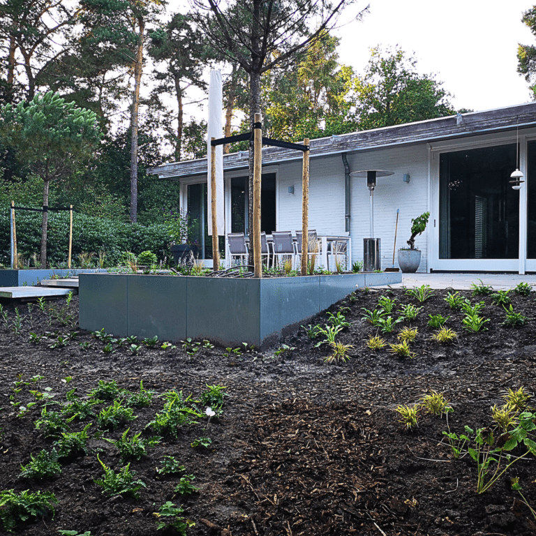 Bac à plantes en acier galvanisé Miami xxl 3000x3000