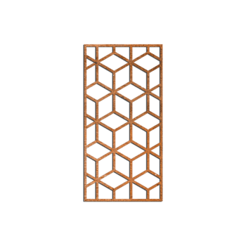 Décorations murales en acier corten Forme Géométrique 2.0