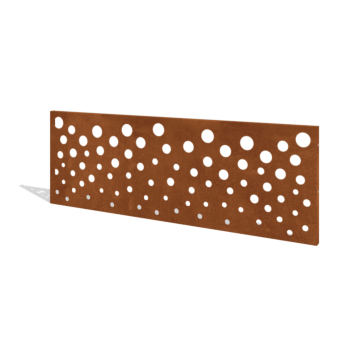 Clôture en acier corten H Panneau B 180 x 63,3 cm