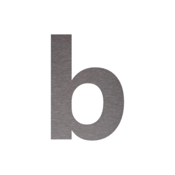 Numéro de maison en acier inoxydable b - 71,8 cm
