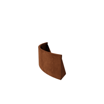 Mur de soutènement en acier Corten - Courbe extérieure - 100 x 100 x 40 cm