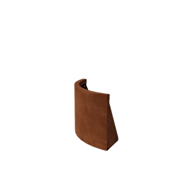 Mur de soutènement en acier Corten - Courbe extérieure - 50 x 50 x 40 cm