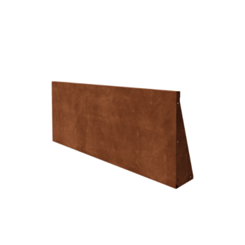 Mur de soutènement en acier Corten - Droit - 150 x 60 cm