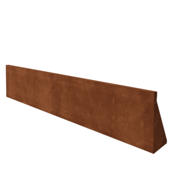 Mur de soutènement en acier Corten - Droit - 200 x 40 cm