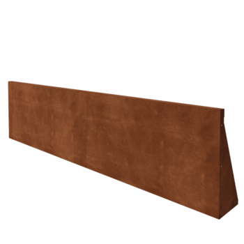 Mur de soutènement en acier Corten - Droit - 200 x 50 cm