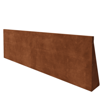 Mur de soutènement en acier Corten - Droit - 200 x 60 cm