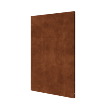 Panneau décoratif en acier Corten - Basique - 120 x 6 x 190 cm