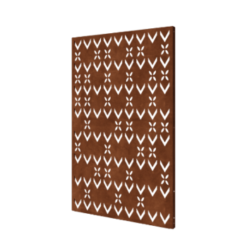Panneau en acier corten motif de toit composition 3 120 x 6 x 190 cm