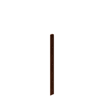 Jardinière en acier Corten - Pièce d'angle 30° - 70 cm