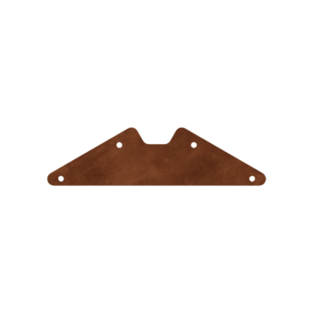 Jardinière en acier Corten - Plaque de jonction - 120°