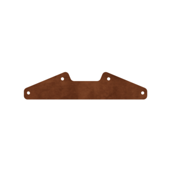 Jardinière en acier Corten - Plaque de jonction - 135°