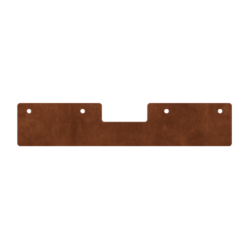 Jardinière en acier Corten - Plaque de jonction - 180°