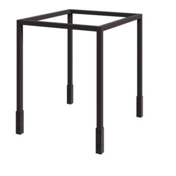 Pergola en acier - Carré - 274 x 250 x 230 cm - Autre couleur RAL - Avec plot béton