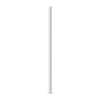 Poteau d'angle en acier peint par poudrage avec base plate 190 x 6 x 3 cm