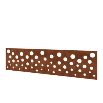 Clôture en acier corten H Panneau B 180 x 47,5 cm