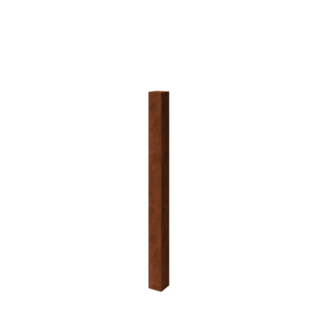 Poteaux de clôture de jardin en acier corten 150 cm