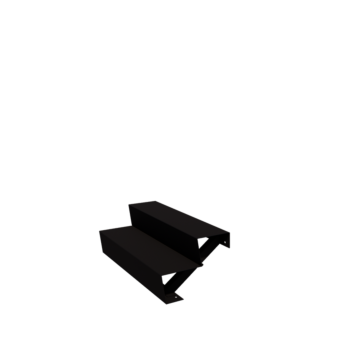 l`escalier noir New York 2-étape (largeur 100 cm)