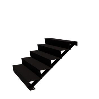 l`escalier noir New York 5-étape (largeur 120 cm)