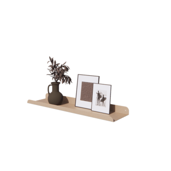Étagère murale en acier - Forme en U - 80 x 20 x 5 cm - Sand look Étagère murale en acier - Forme en U - 80 x 20 x 5 cm - Sand look