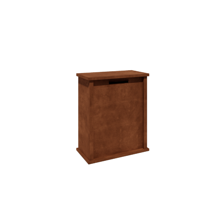 Boîte aux lettres en acier Corten - Arizona L - 80 x 40 x 100 cm 