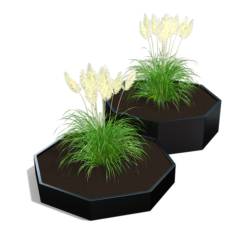 Bac à plantes en acier thermolaqué Chicago special II 80