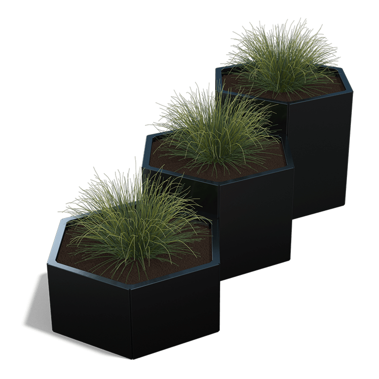 Bac à plantes en acier thermolaqué Denver special III 50