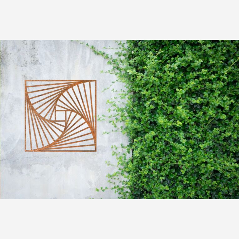 Décorations murales en acier corten Forme Géométrique 3.0