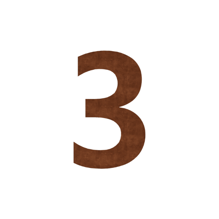 Maison en acier corten numéro 3 - 80 cm