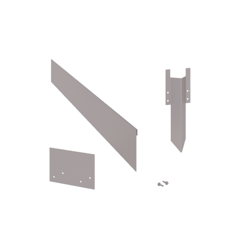 Bordure en acier galvanisé à bord aplati 13 cm kit complet pour 24 mètres