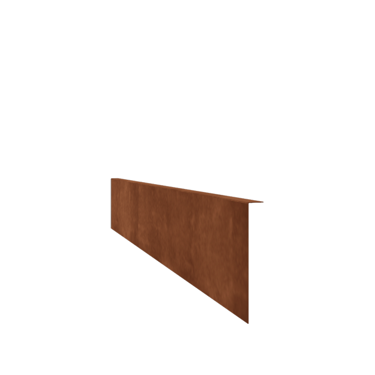 Bordures de jardin en acier Corten - Corpulent - Hauteur 22 cm - 240 cm