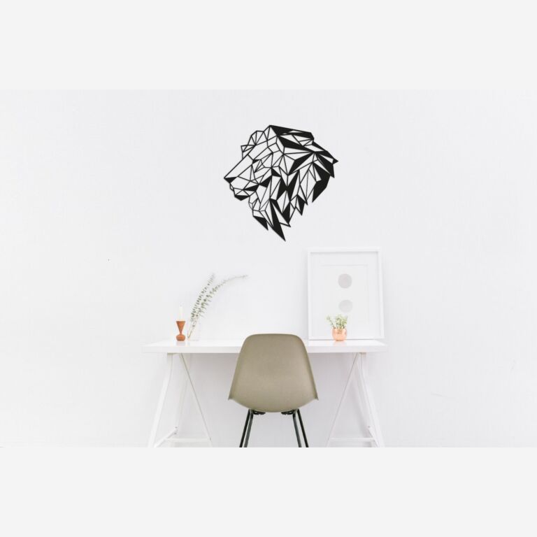 Décoration murale en métal Lion 2.0