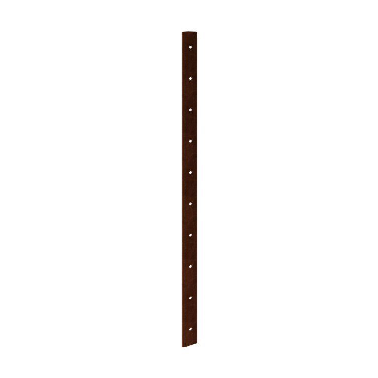 Jardinière en acier Corten - Pièce d'angle 45° - 100 cm