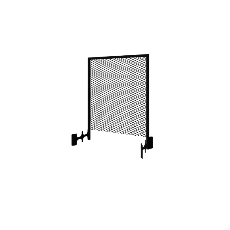 Support pour plantes grimpantes noir pour jardinière 100 x 40 cm