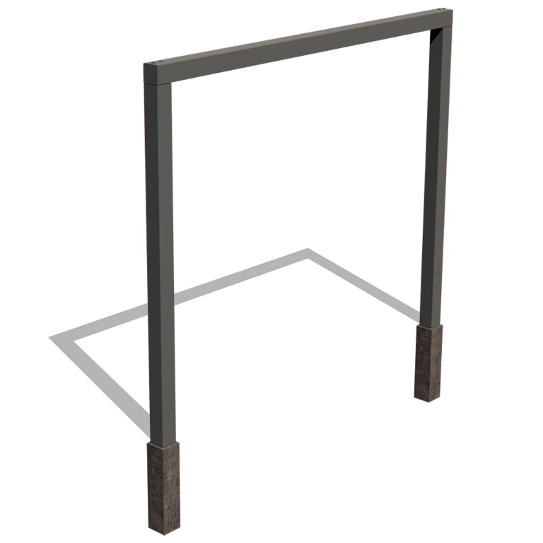 Pergola droite en acier thermolaqué 300 cm