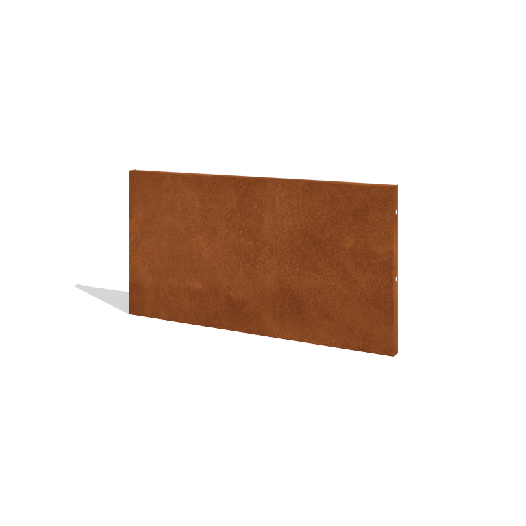 Clôture en acier corten H Panneau 120 x 63,3 cm