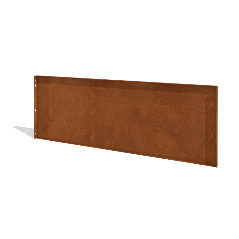 Clôture en acier corten H Panneau 180 x 63,3 cm