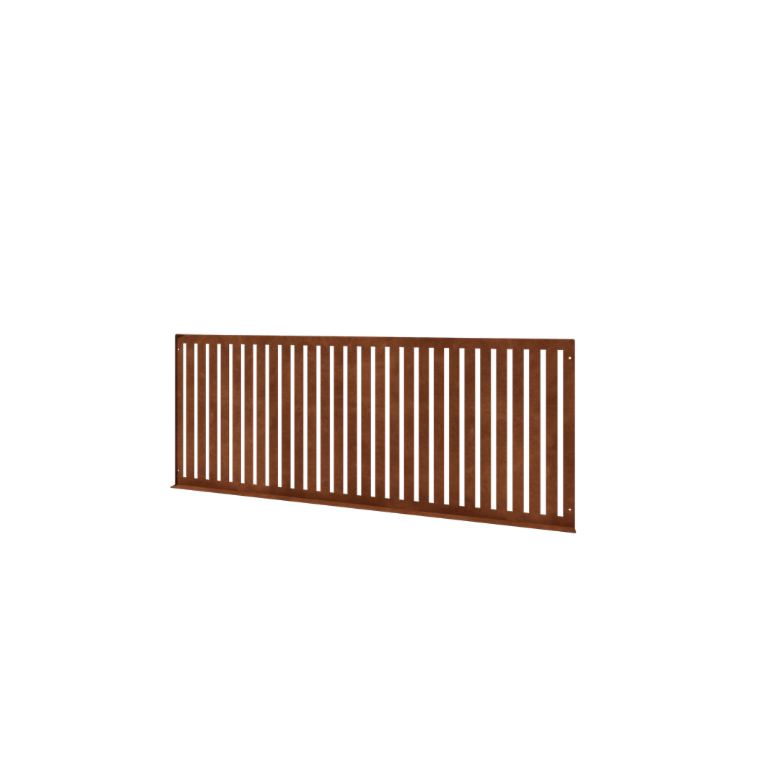 Grillage décoratif en acier Corten S - Panneau 149 x 3 x 60 cm