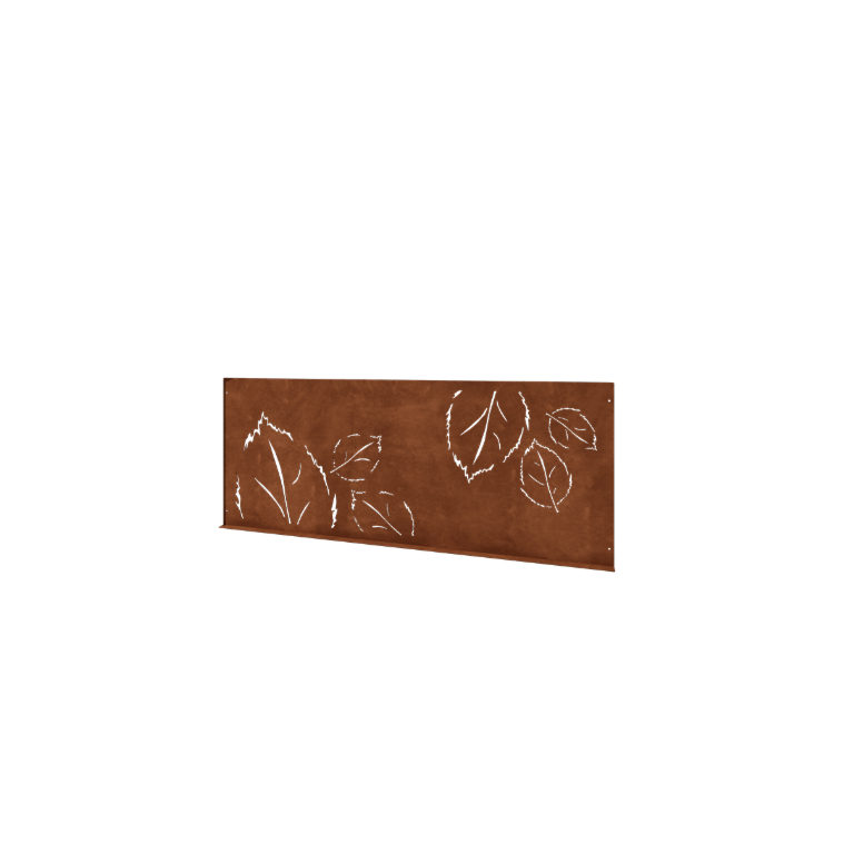 Grillage décoratif en acier Corten N - Panneau 149 x 3 x 60 cm