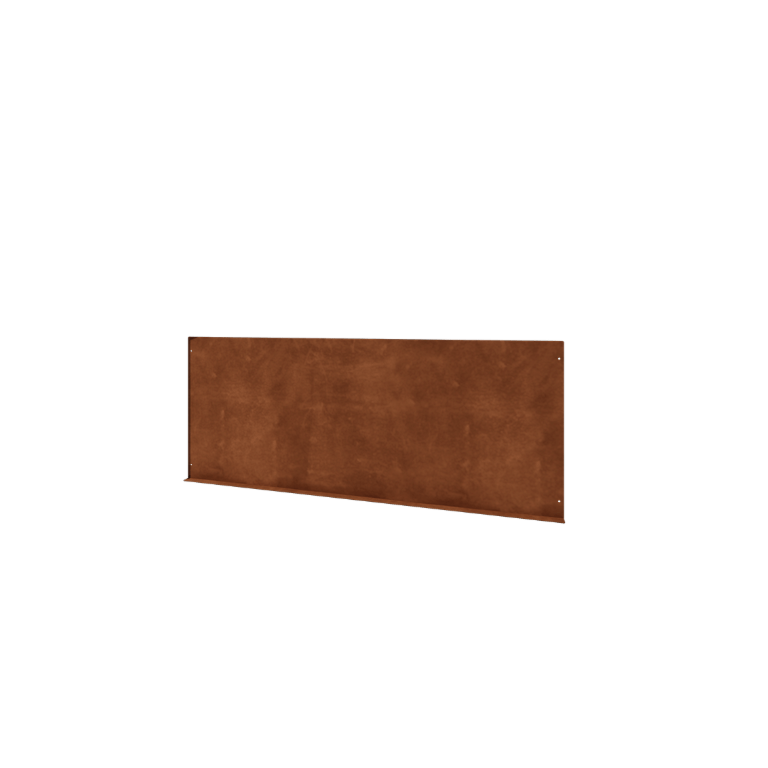 Clôtures ornementales acier corten V 149 x 60 cm