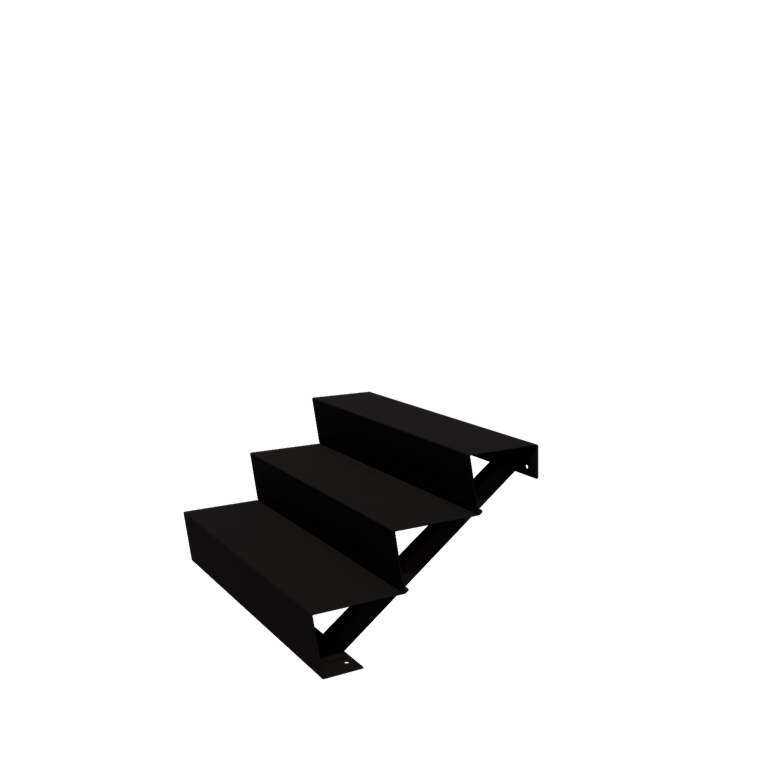 l`escalier noir New York 3-étape (largeur 100 cm)