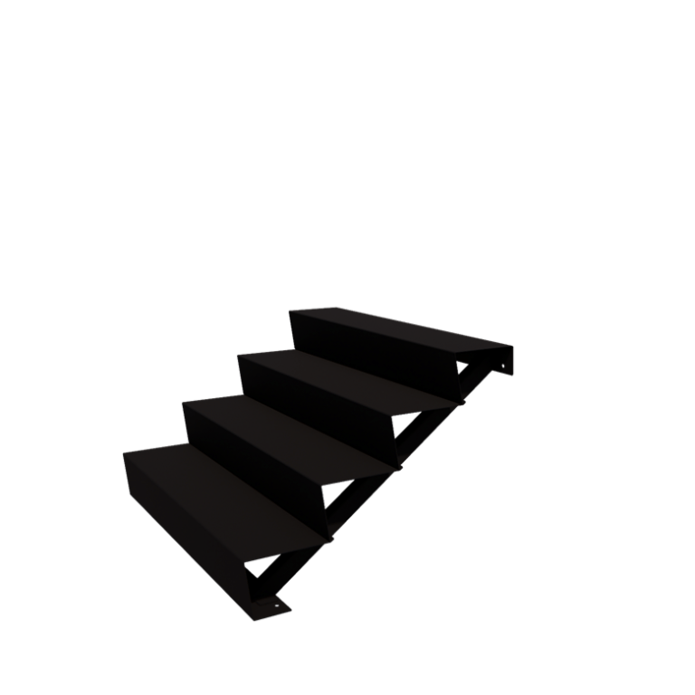l`escalier noir New York 4-étape (largeur 120 cm)