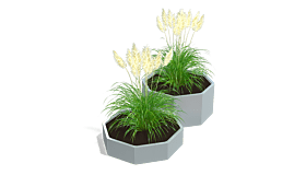 Bac à plantes en acier galvanisé Chicago special II 500