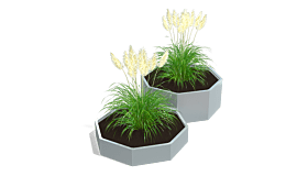 Bac à plantes en acier galvanisé Chicago special II 600