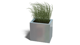 Bac à plantes en acier galvanisé Texas 300x400