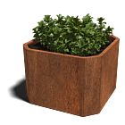 Bac à plantes en acier corten Boston 700