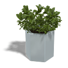 Bac à plantes en acier galvanisé Denver 200