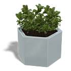 Bac à plantes en acier galvanisé Denver 300