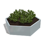 Bac à plantes en acier galvanisé Denver 800