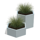 Bac à plantes en acier galvanisé Denver special II 400